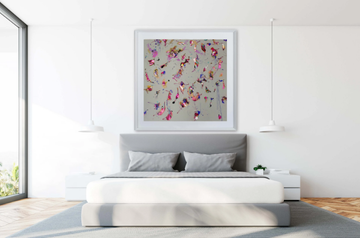 VIOLET RAINBOW - Paper Painting by NOVOCUADRO ART COMPANY - view 3